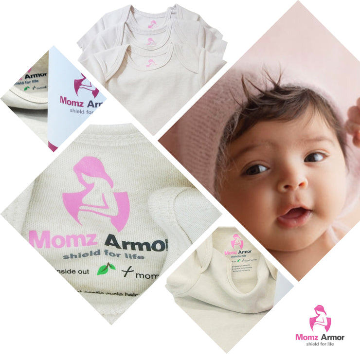 Organic Baby bodysuit - momZ Halo